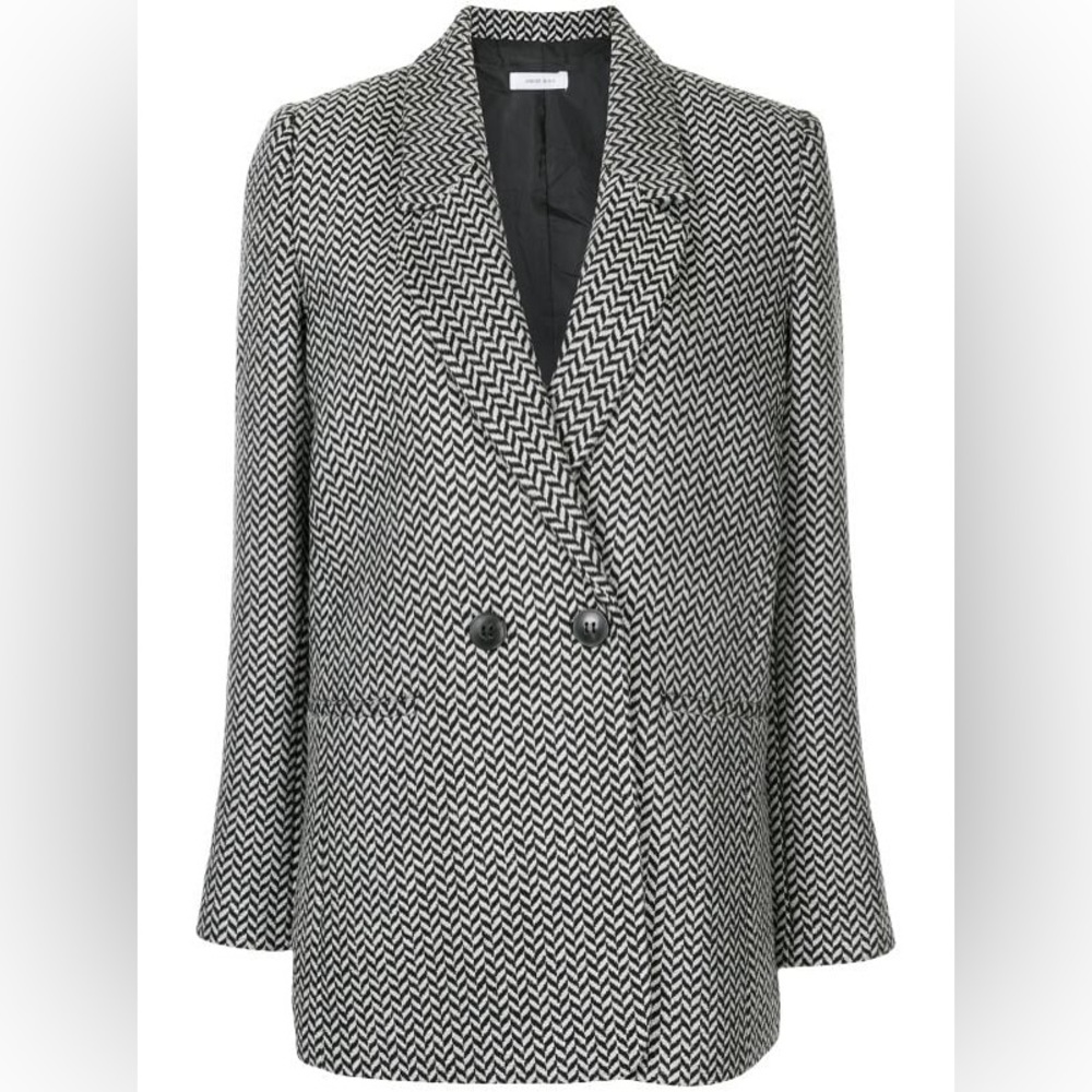 Anine Bing Diana Fishbone Blazer NWOT but buttons still attached - size XS